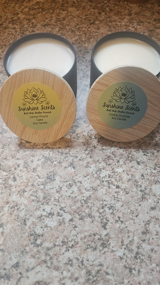 Wickless Candles 6oz